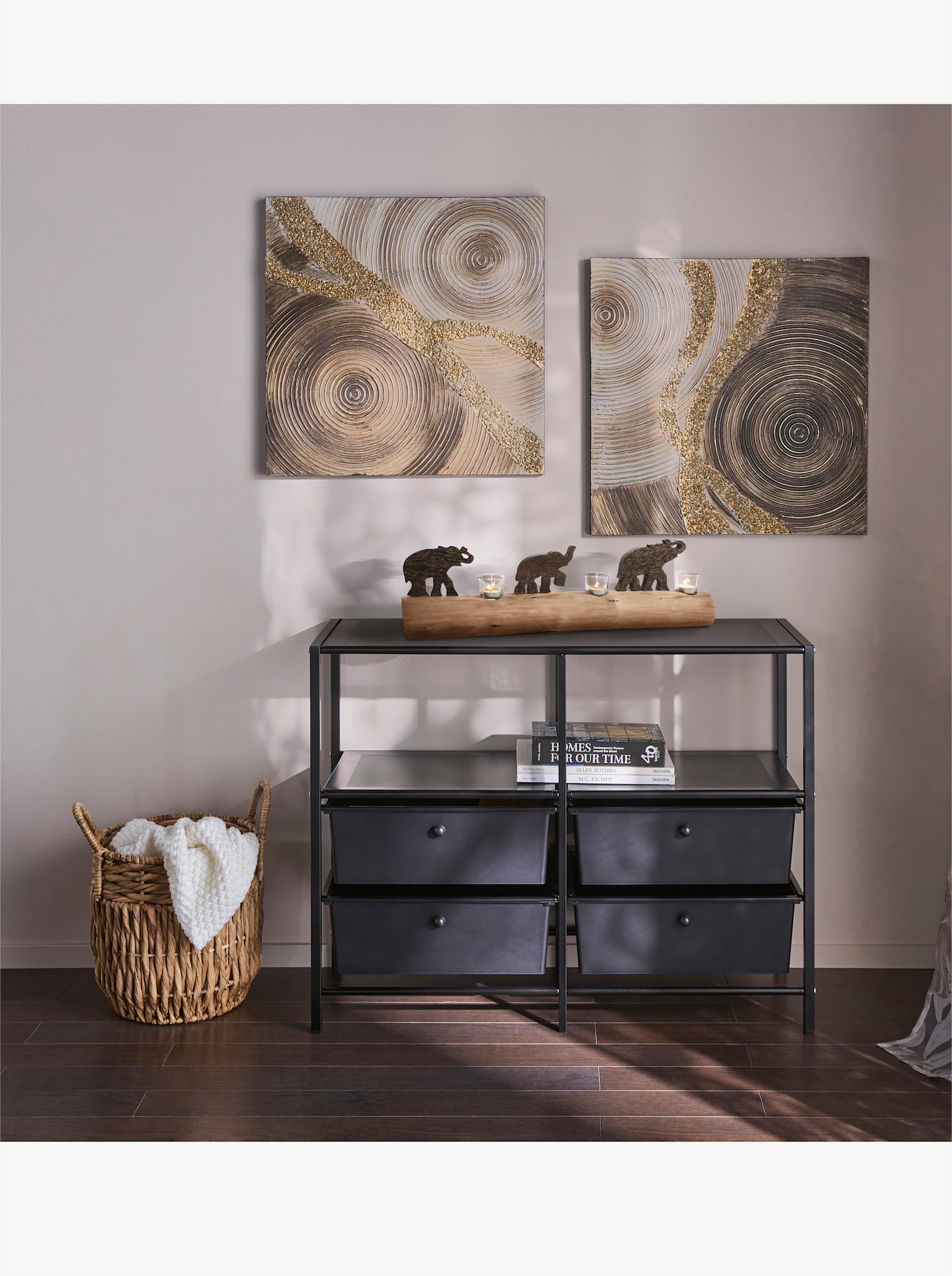 heine home Regal - schwarz