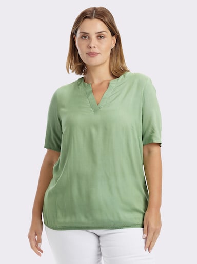 sheego Tunika mit Gummizugbund - eucalyptus