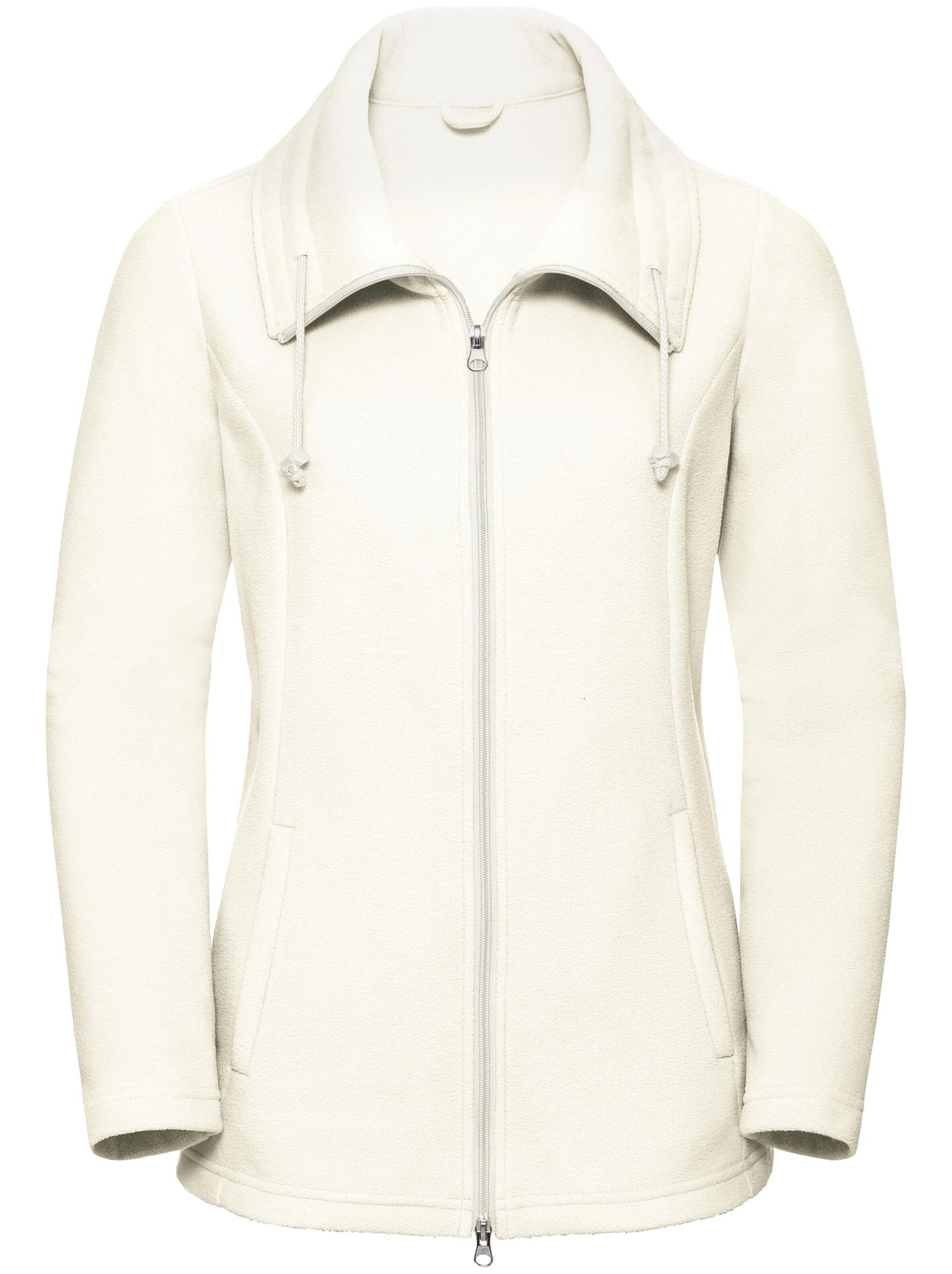Fleece-Jacke - wollweiß