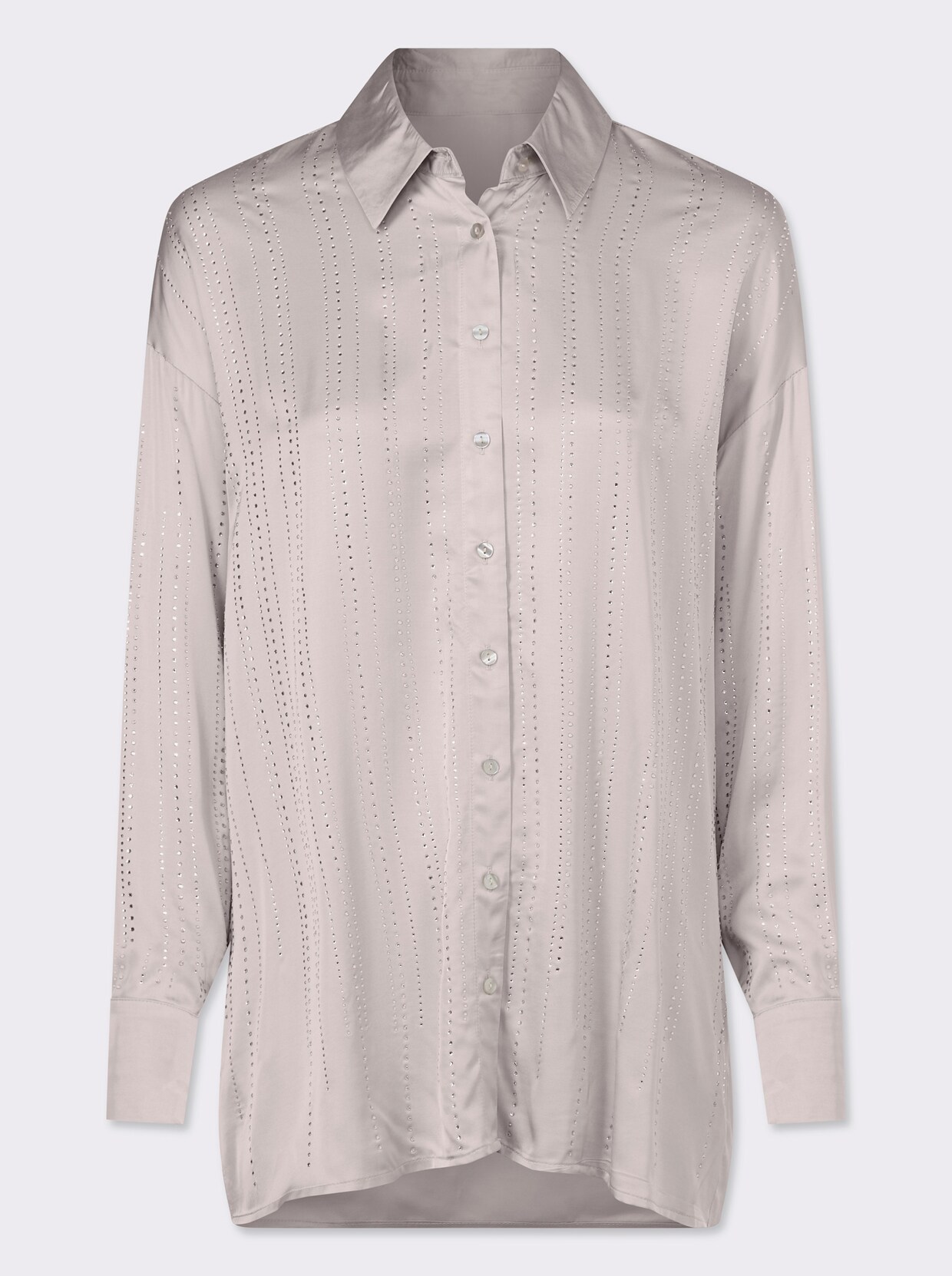 heine Longbluse - hellgrau