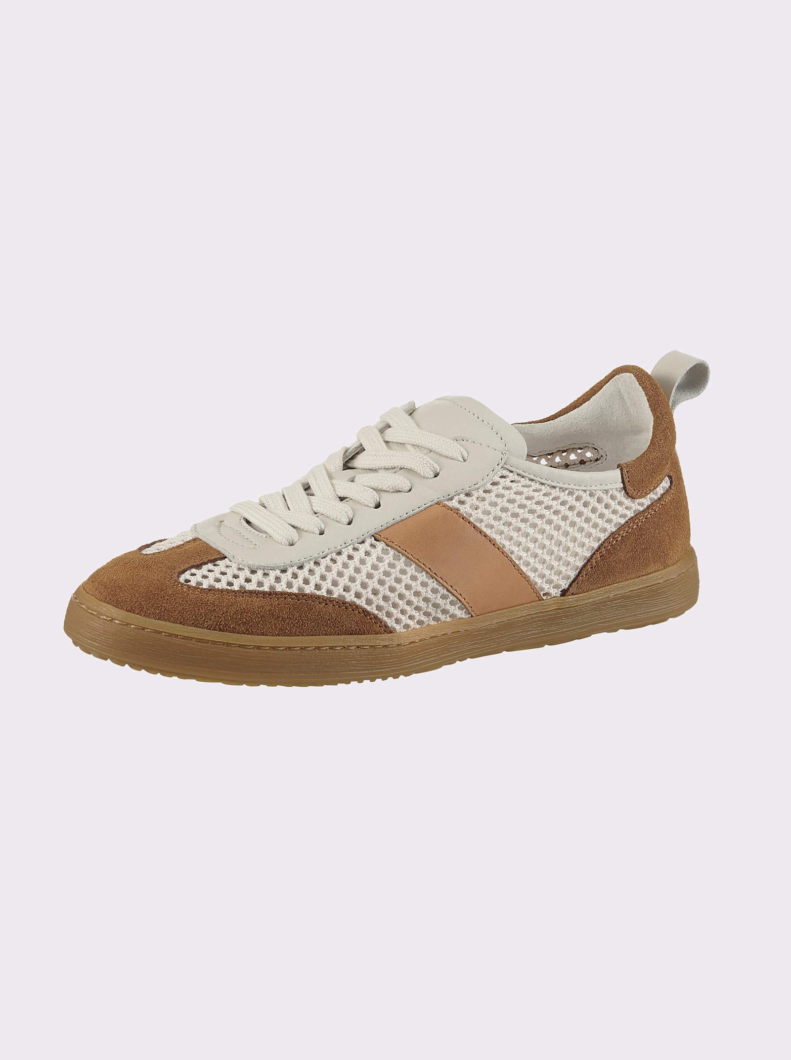heine Sneaker - cognac-weiß