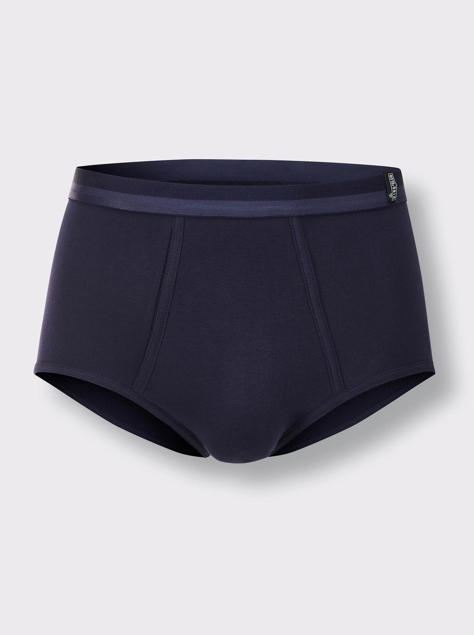 KINGsCLUB Slipy - černá + šedá-melír + námořnická modrá