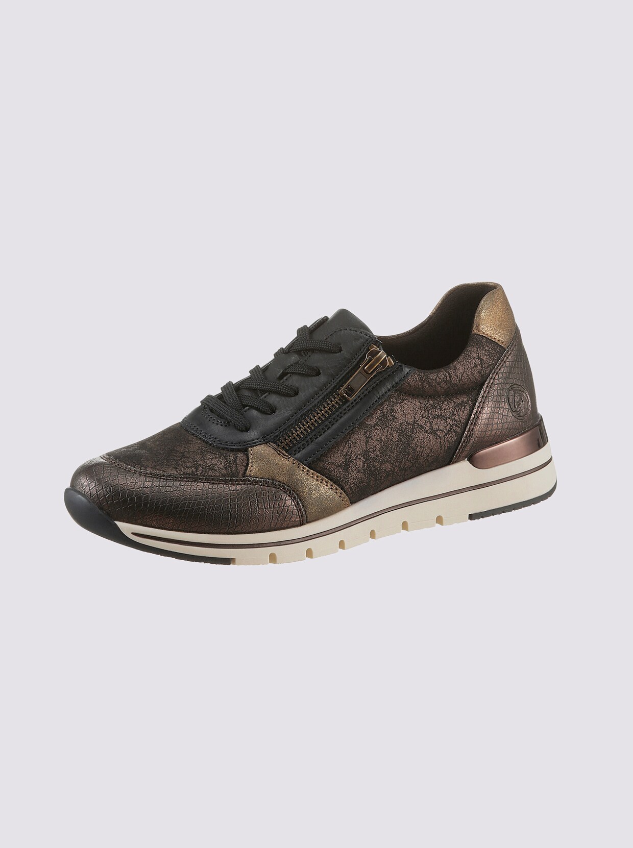 Remonte Sneaker - metallicfarben