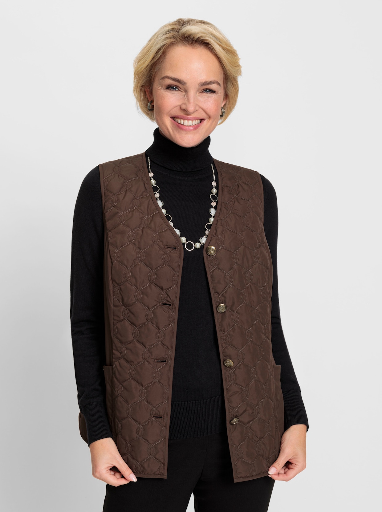 Gilet - chocolade