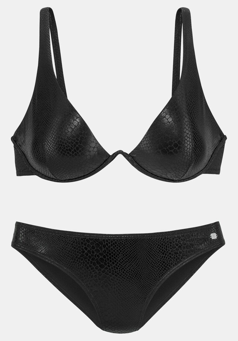 JETTE BügelBikini in schwarz heine