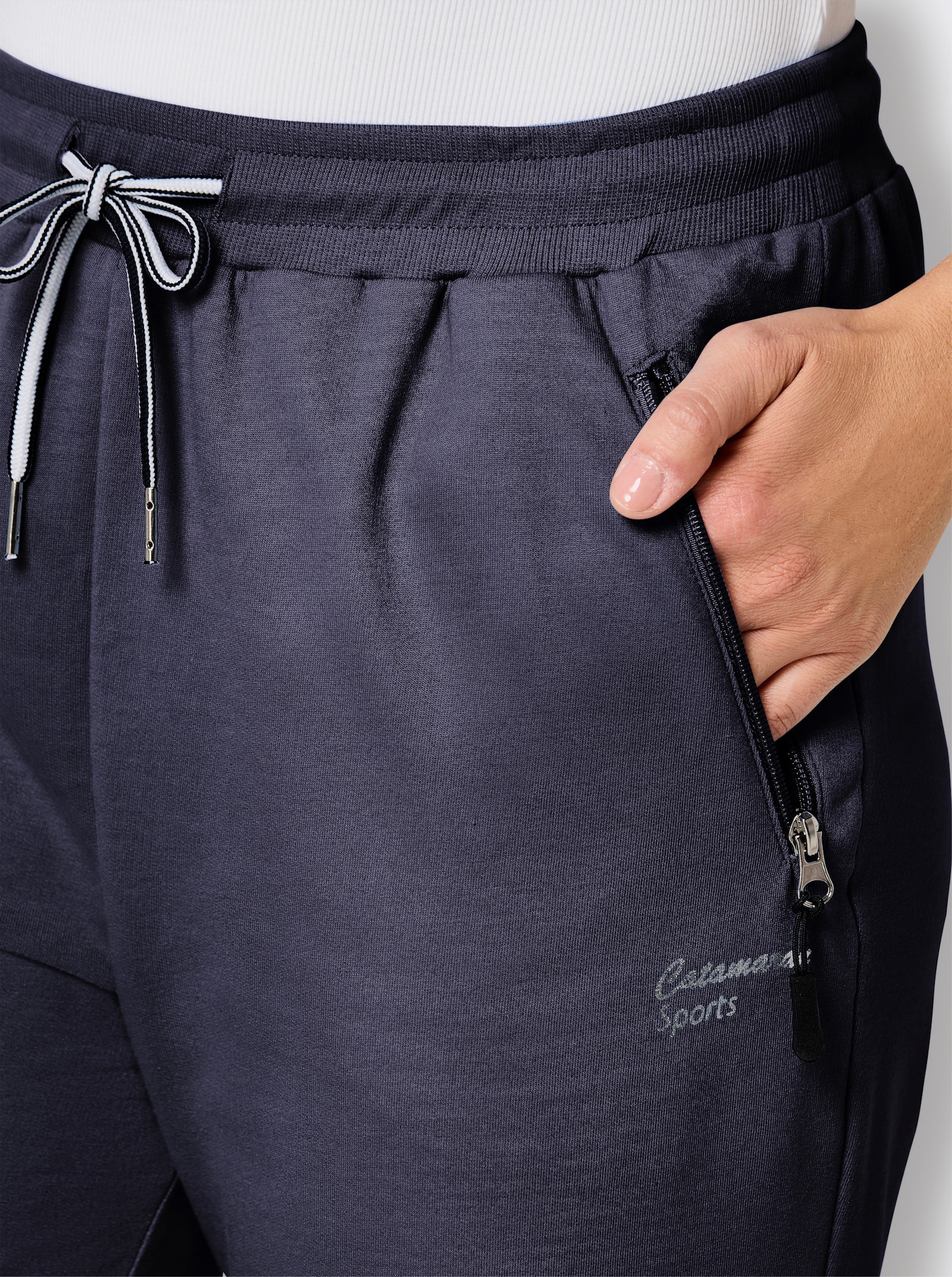 Catamaran Sports Freizeithose mit weitenregulierbarem Rundum-Dehnbund - marine