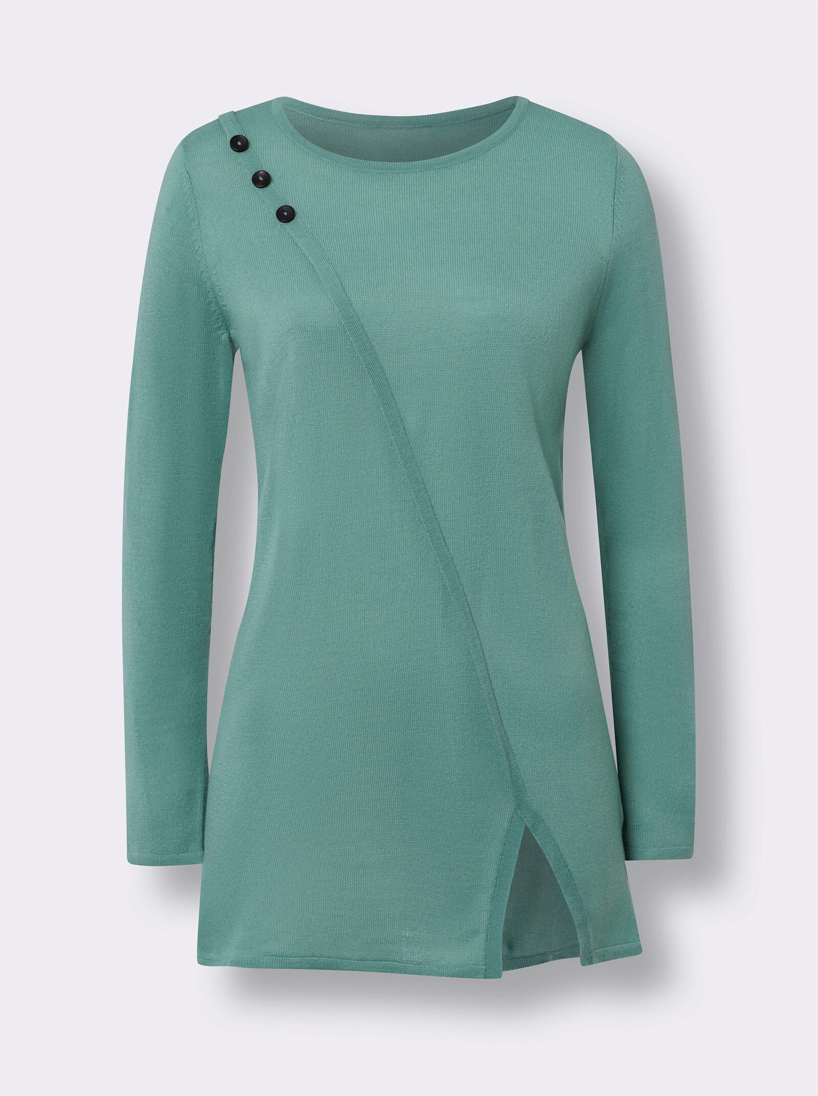 Longpullover - salbei