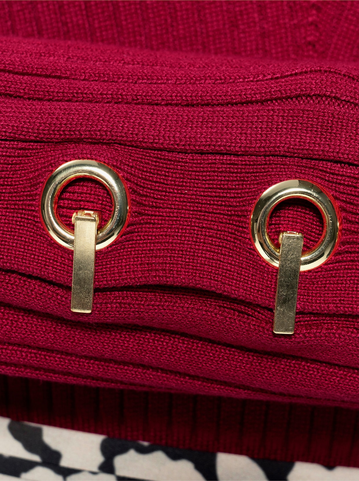 heine pull à col roulé - cerise