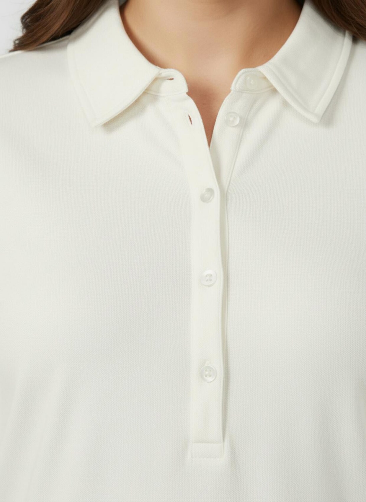 Poloshirt aus Baumwoll-Qualität - ecru