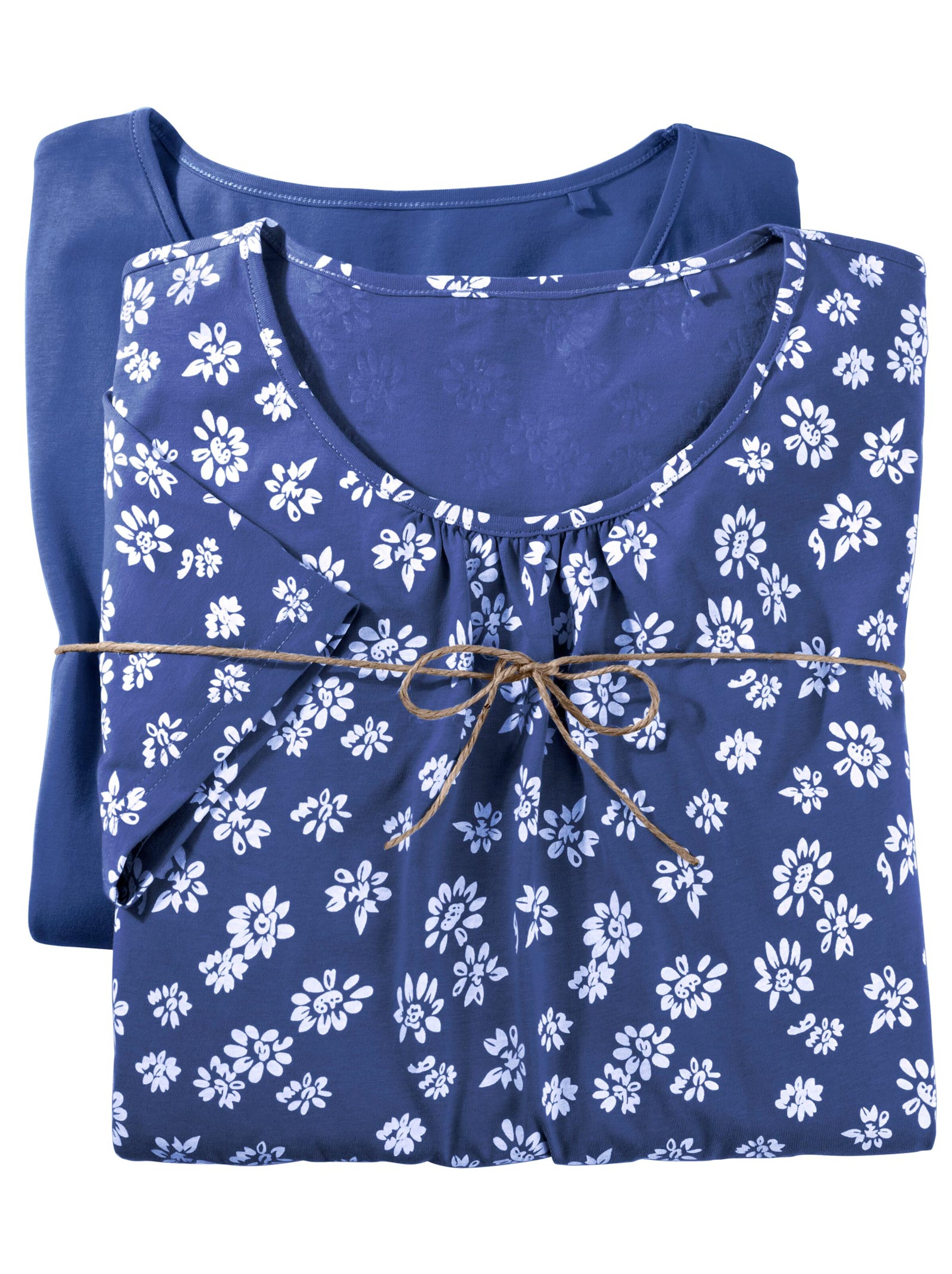 Doppelpack Shirts - royalblau