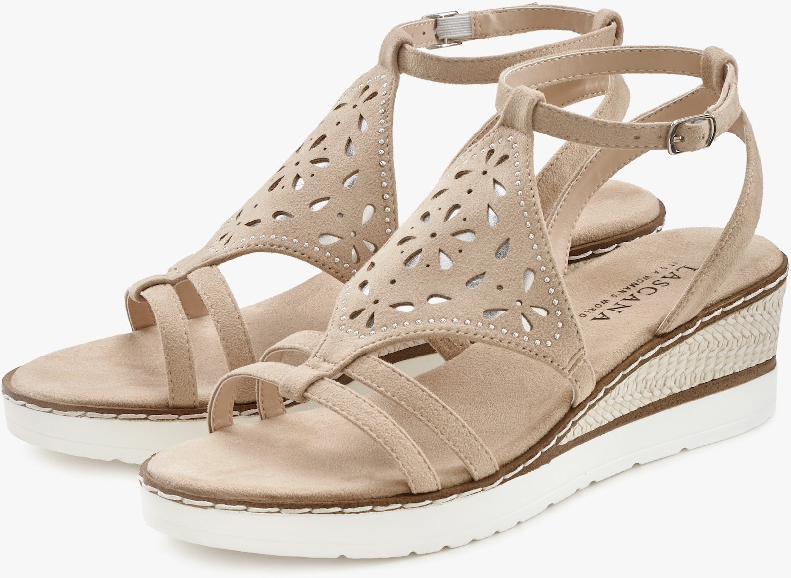LASCANA Sandalette - beige
