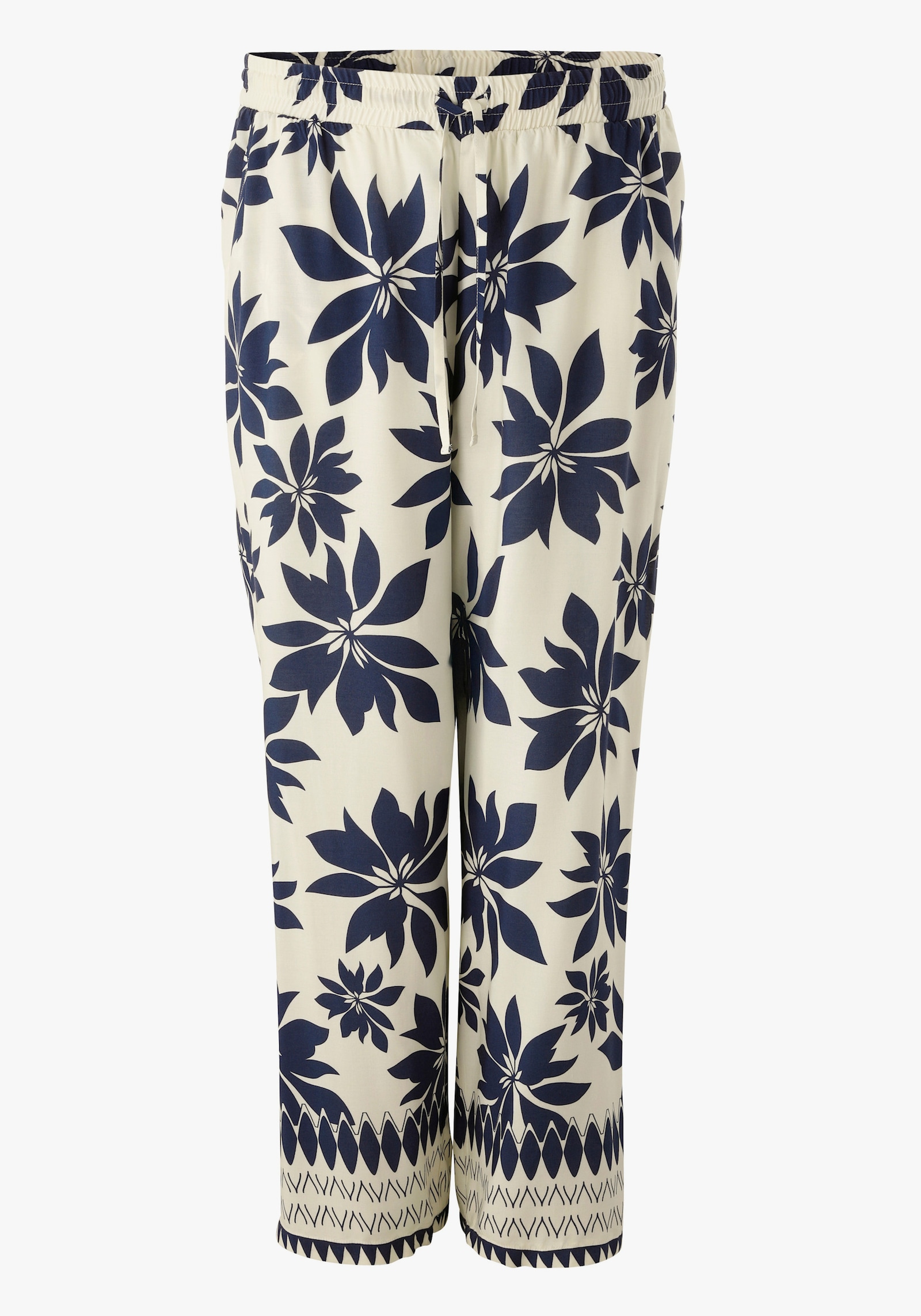 Aniston PLUS Schlupfhose - weiß-marine