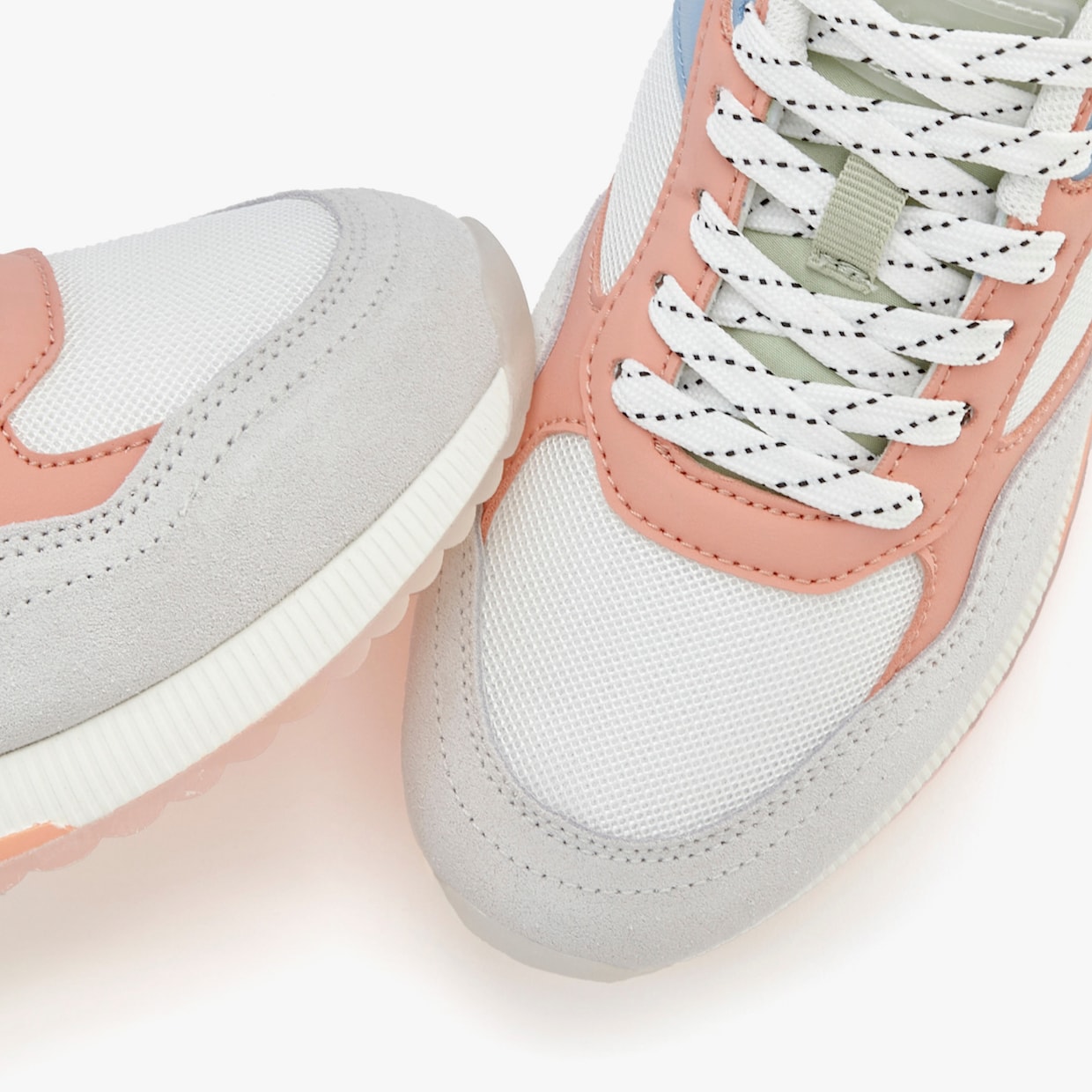 LASCANA Sneaker - grau/koralle