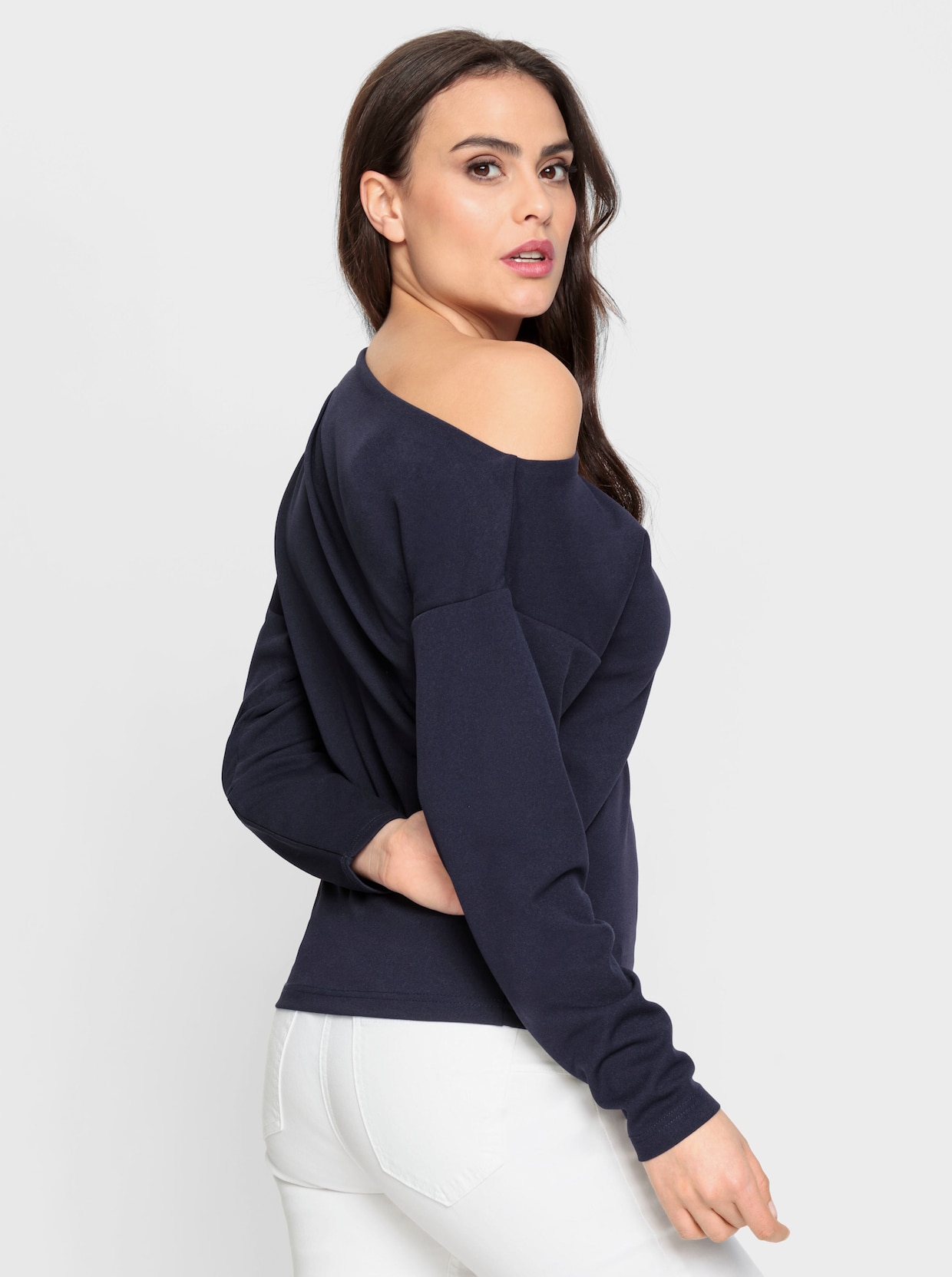 heine Shirt met lange mouwen - marine