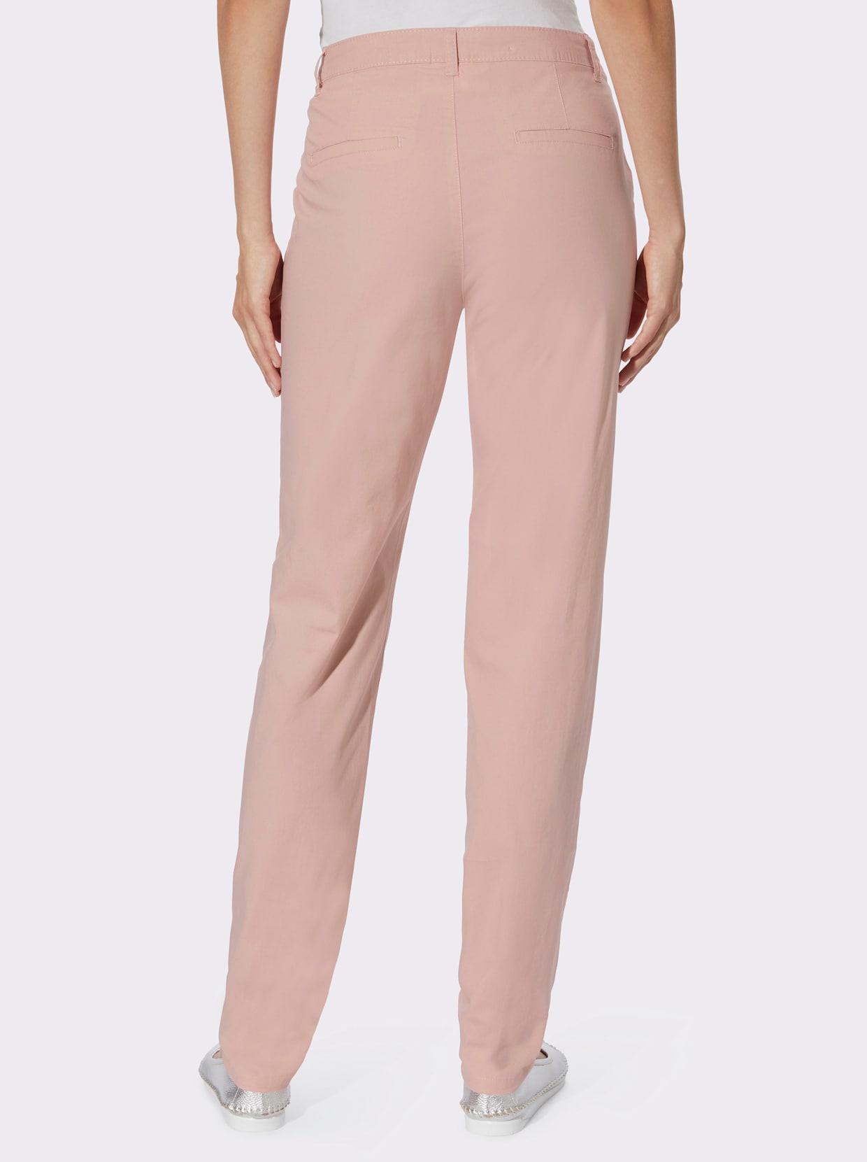 heine Pantalon chino - couleur poudre