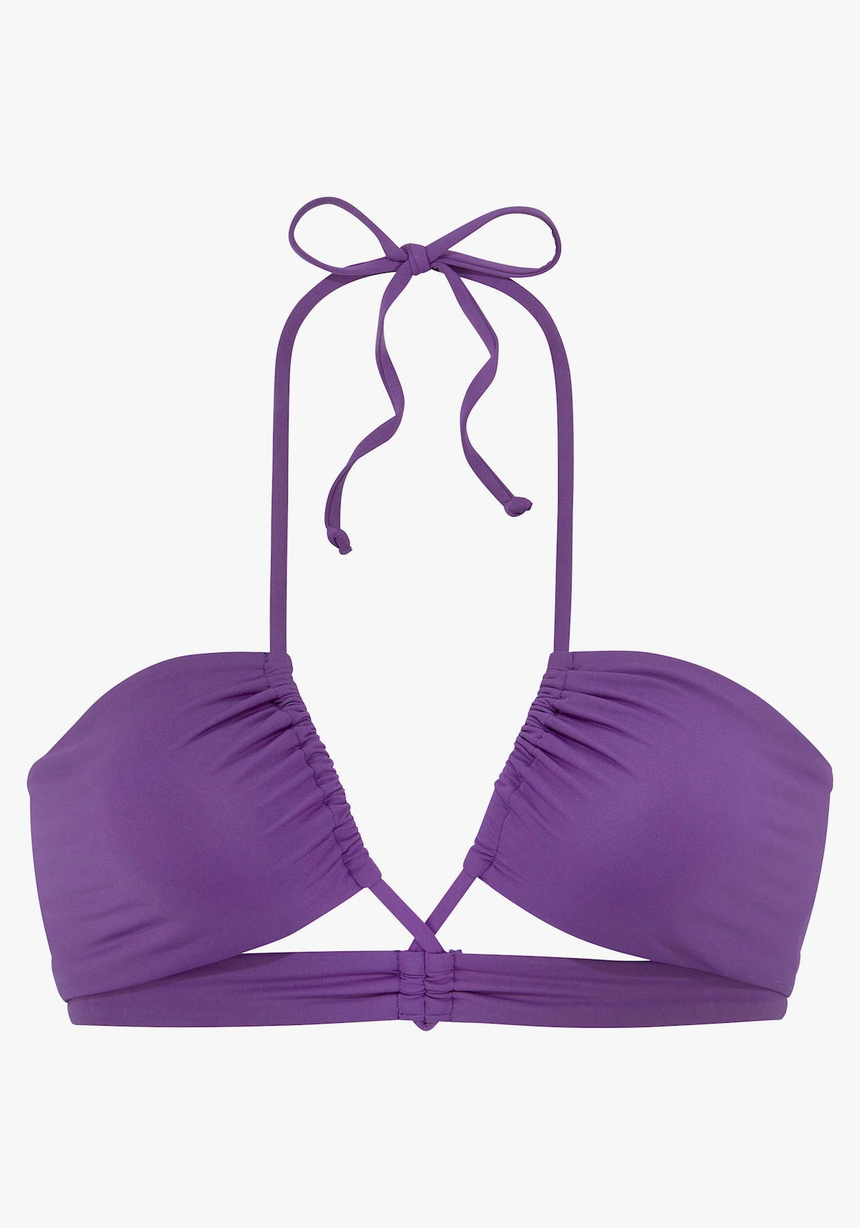 s.Oliver Haut de maillot de bain bandeau - lilas