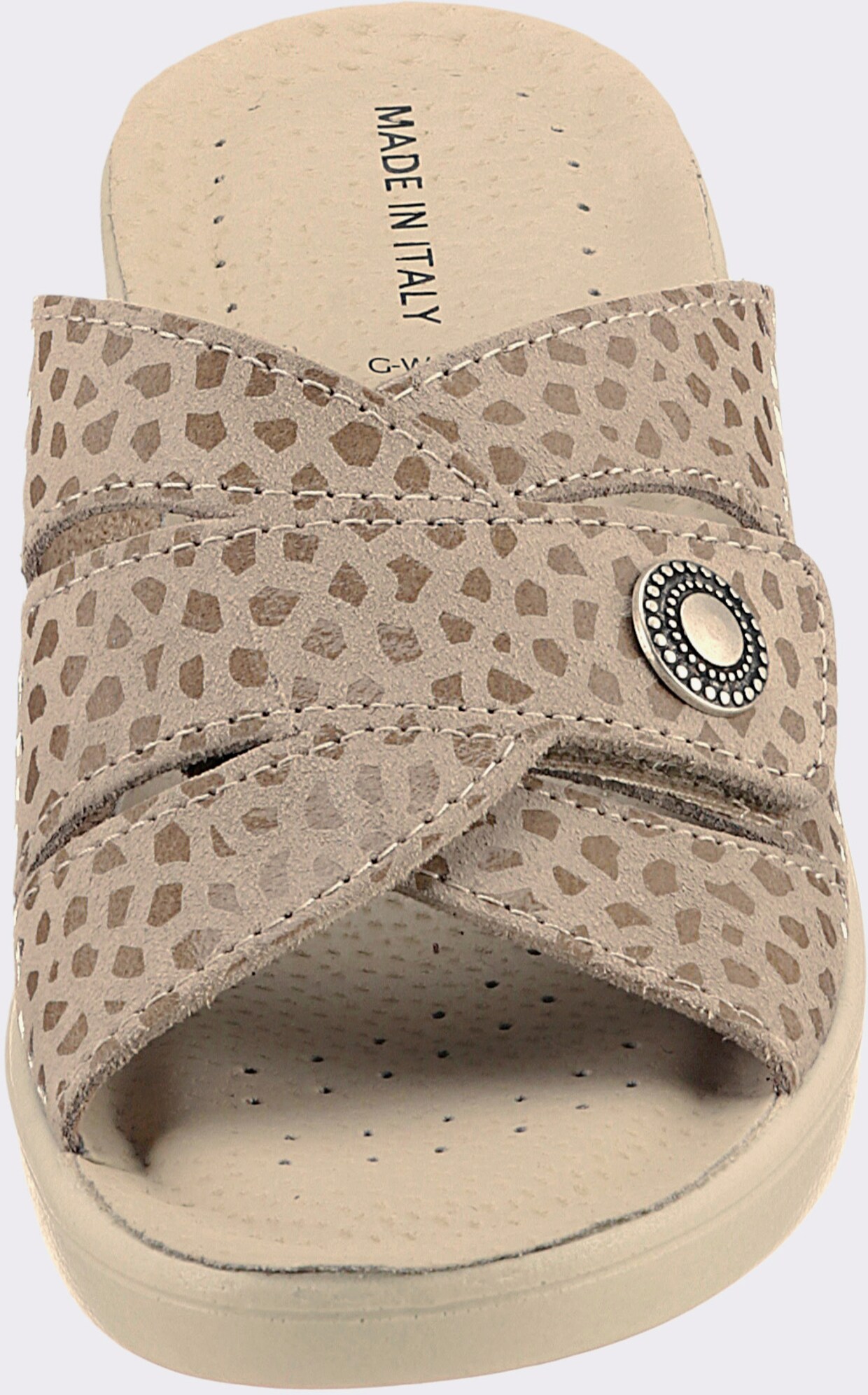 airsoft comfort+ slippers - beige gedessineerd
