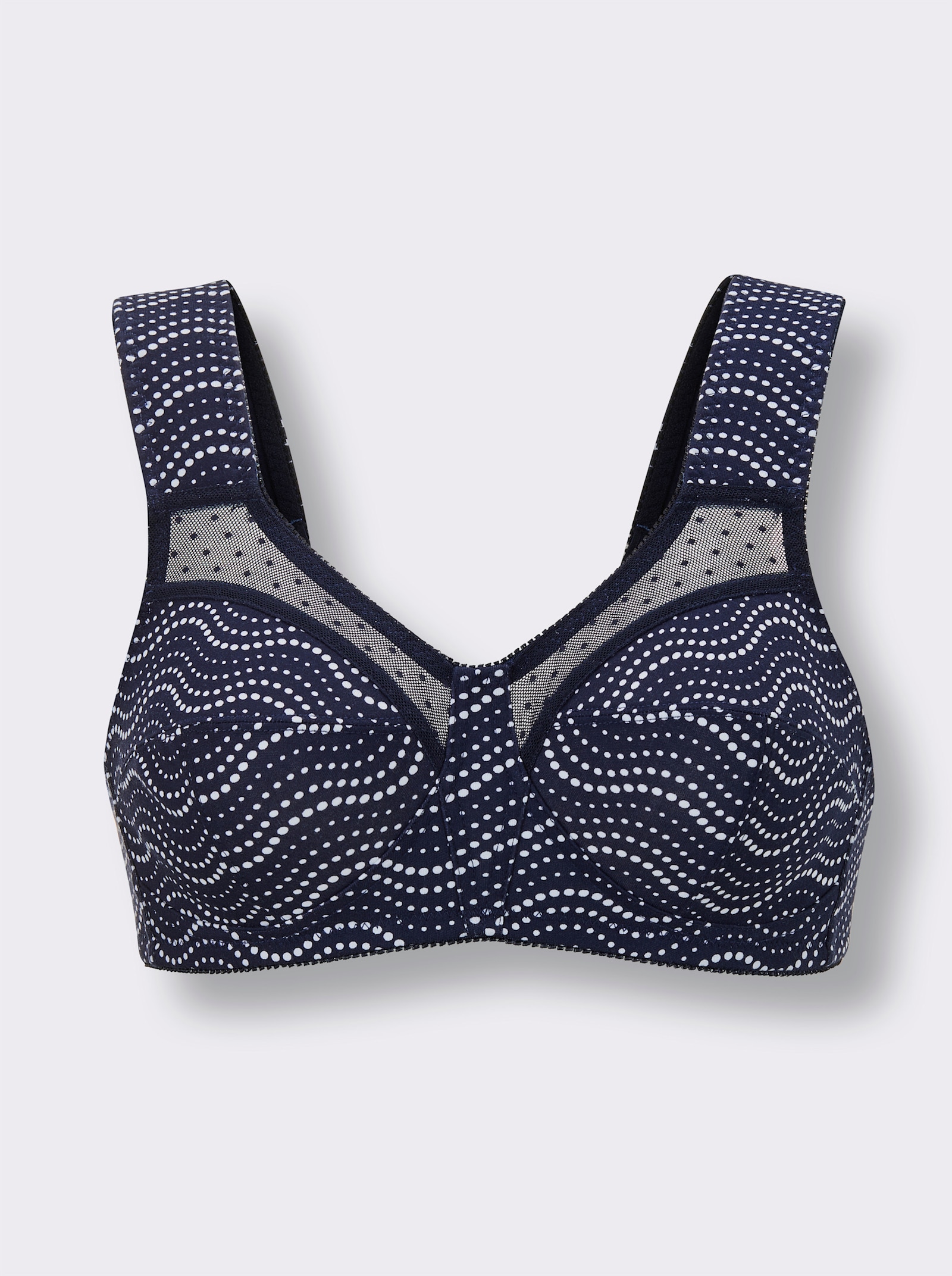 wäschepur Steunbeha zonder beugel - marine/wit bedrukt + wit/marine bedrukt