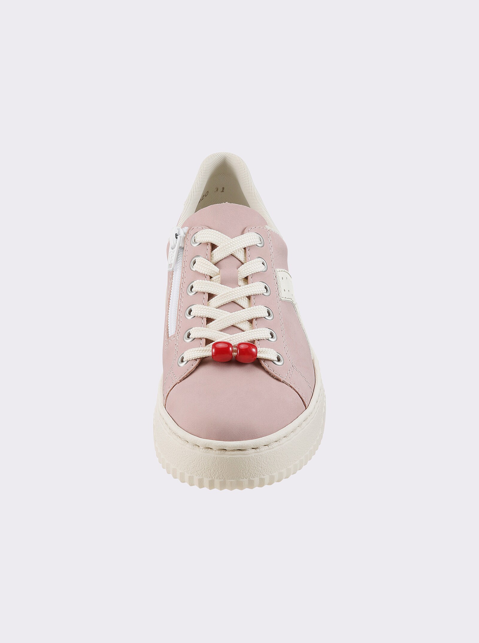 Rieker Sneaker mit Zierperlen - hellrose