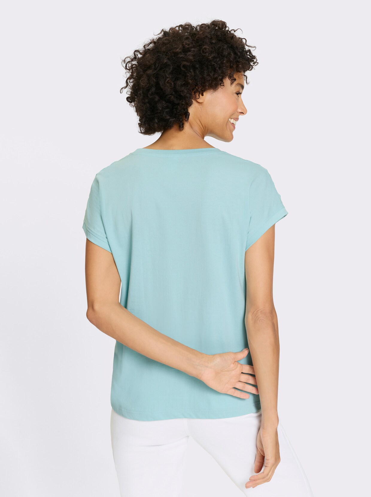 Rundhalsshirt - mint