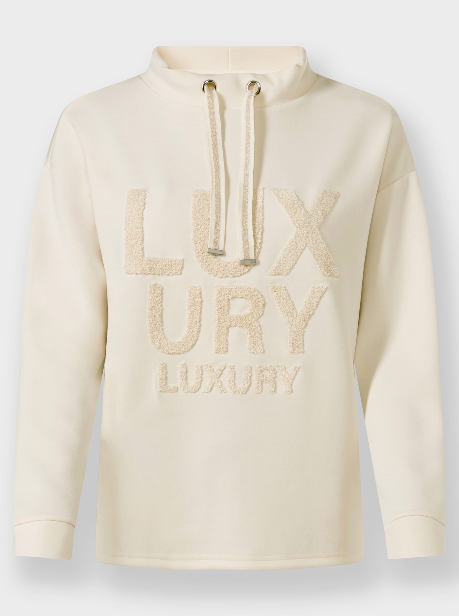 heine Sweatshirt mit Stehkragen - champagner