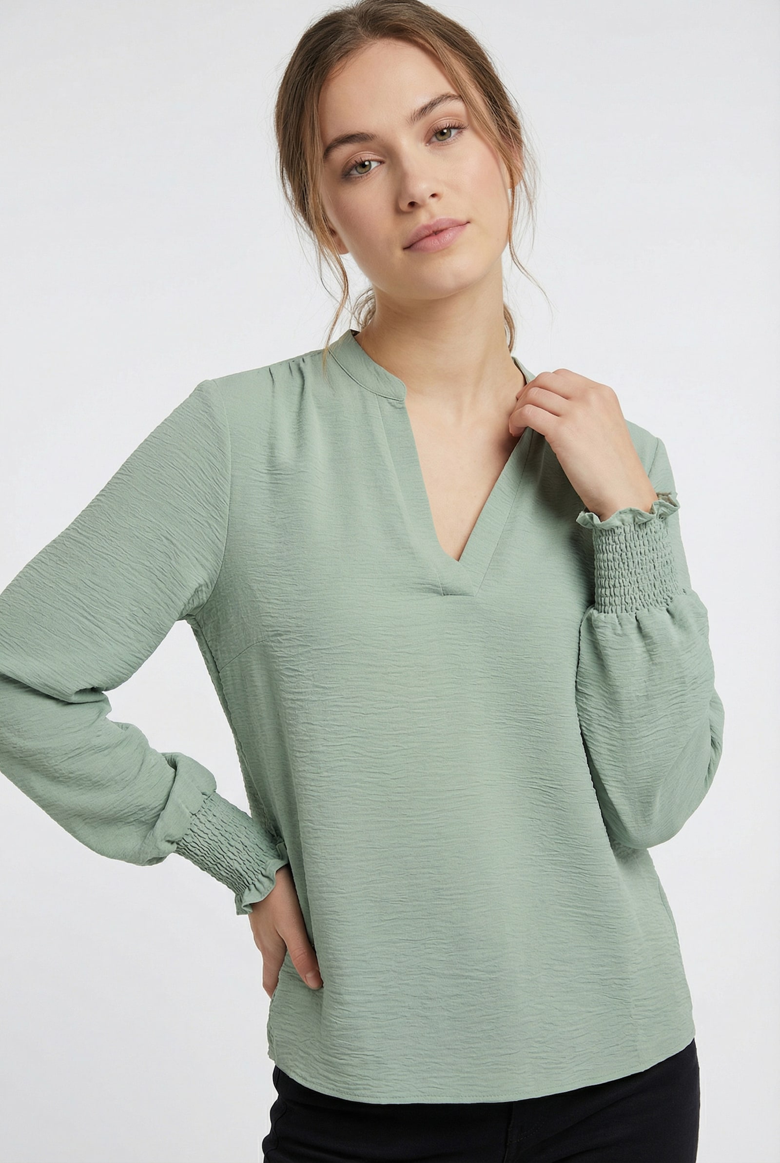 ONLY CARMAKOMA Shirtbluse - jadeite