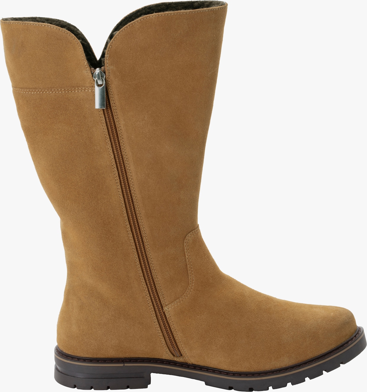 sheego Weitschaftstiefel - cognac