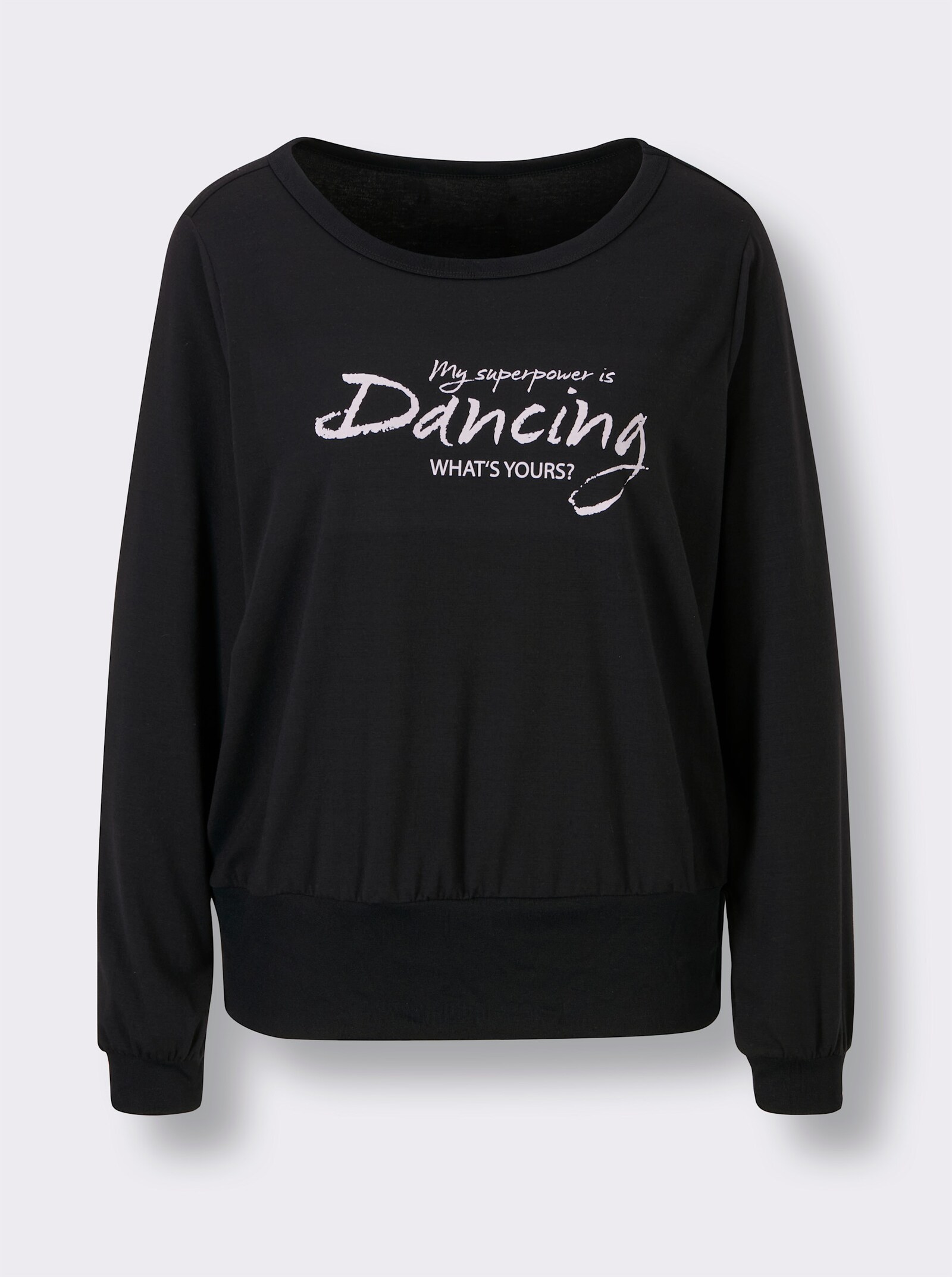 Catamaran Sports Funktionsshirt mit Frontdruck - schwarz-weiß