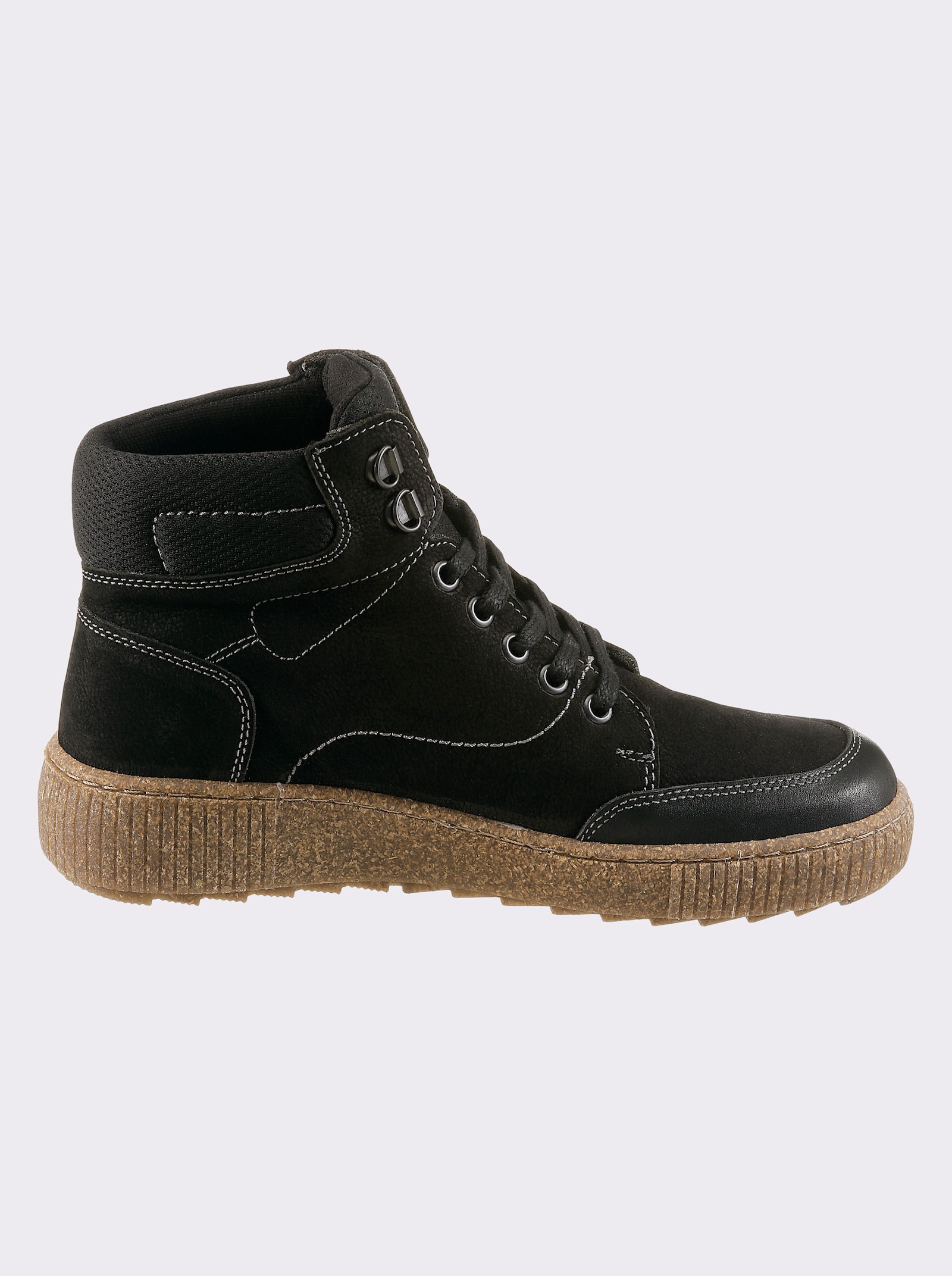 airsoft modern+ Stiefelette mit Polsterung - schwarz