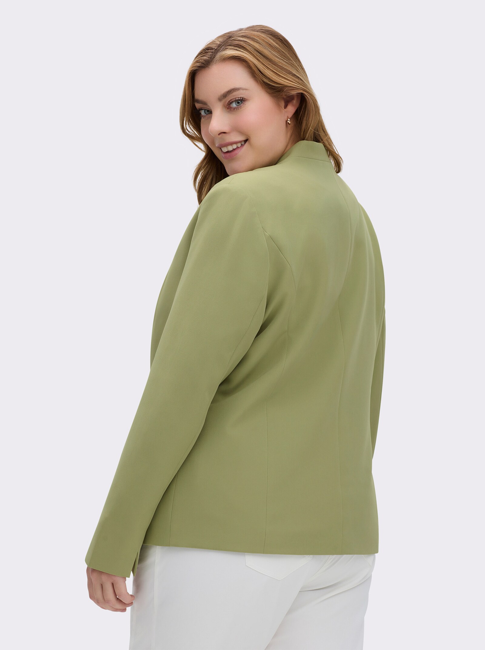 Jackenblazer in bügelfreier Qualität - schilf