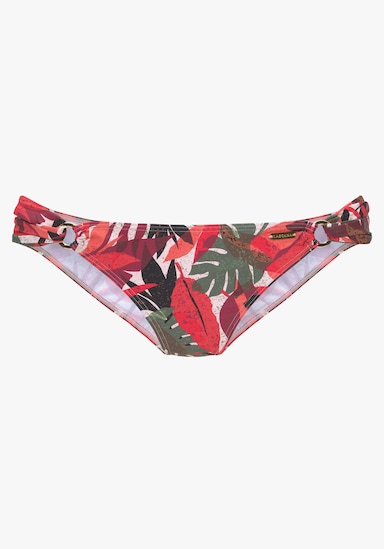 LASCANA Bas de maillot de bain - rouge imprimé