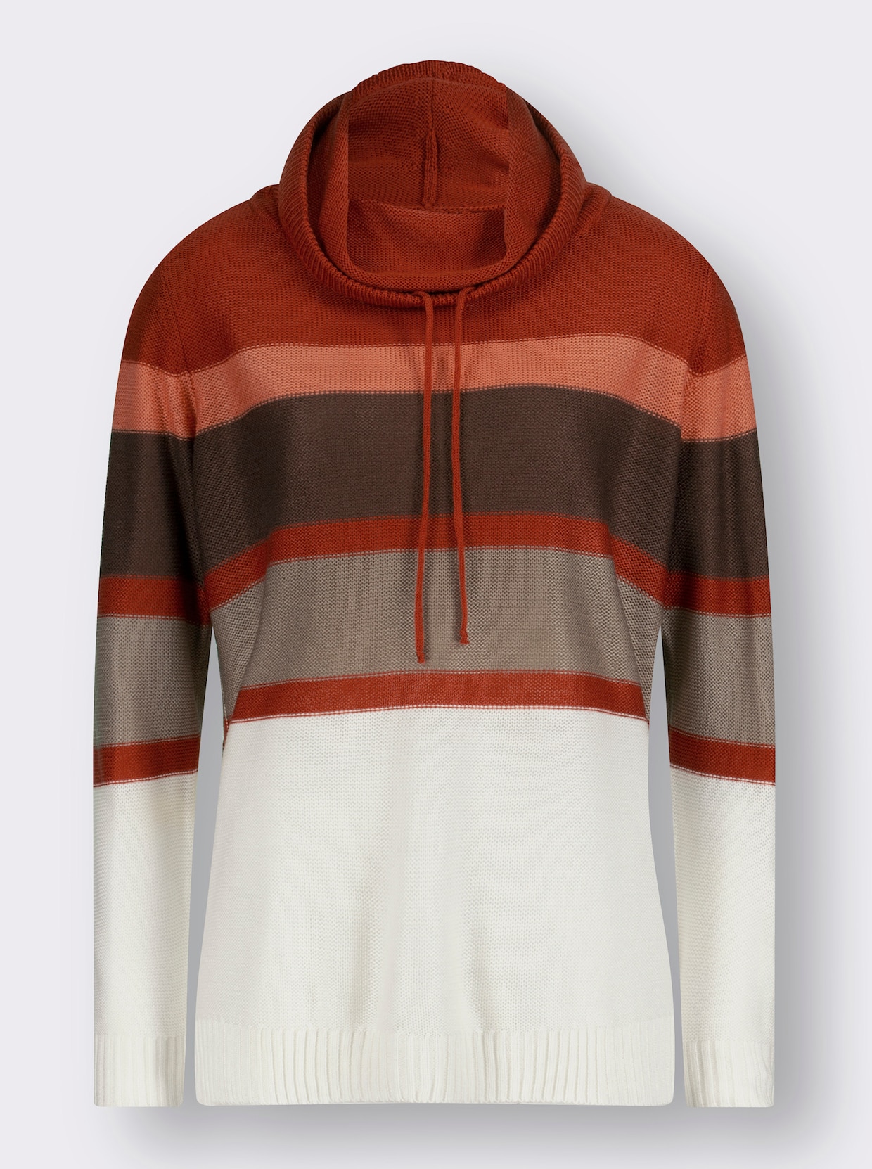 Pullover - roestrood/chocolade