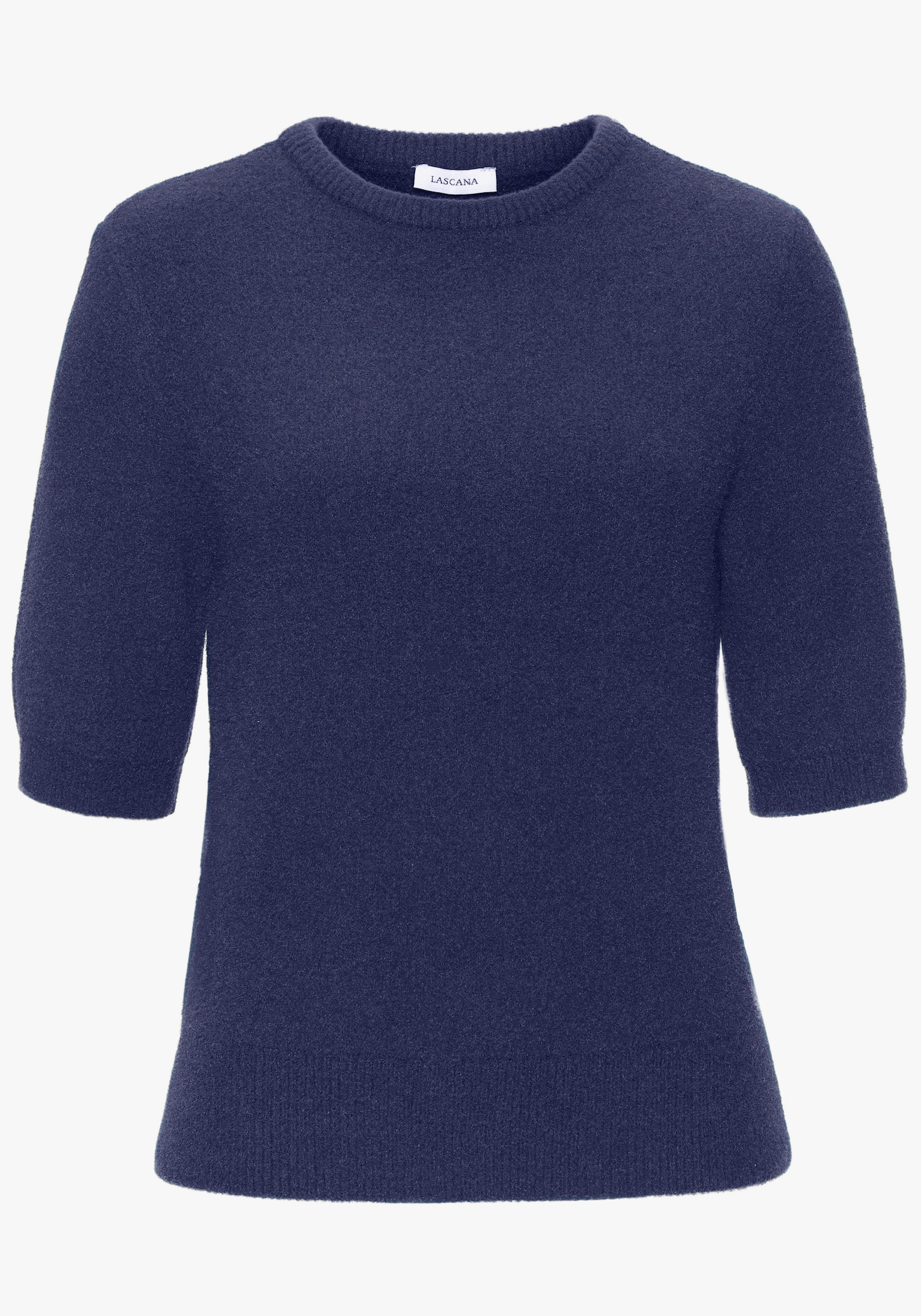 LASCANA Kurzarmpullover - navy