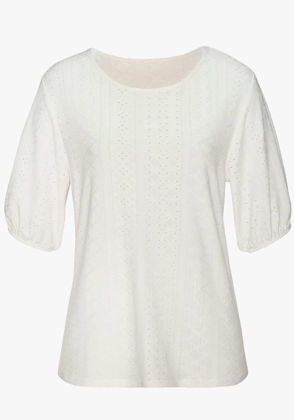 Vivance T-Shirt - creme, schwarz