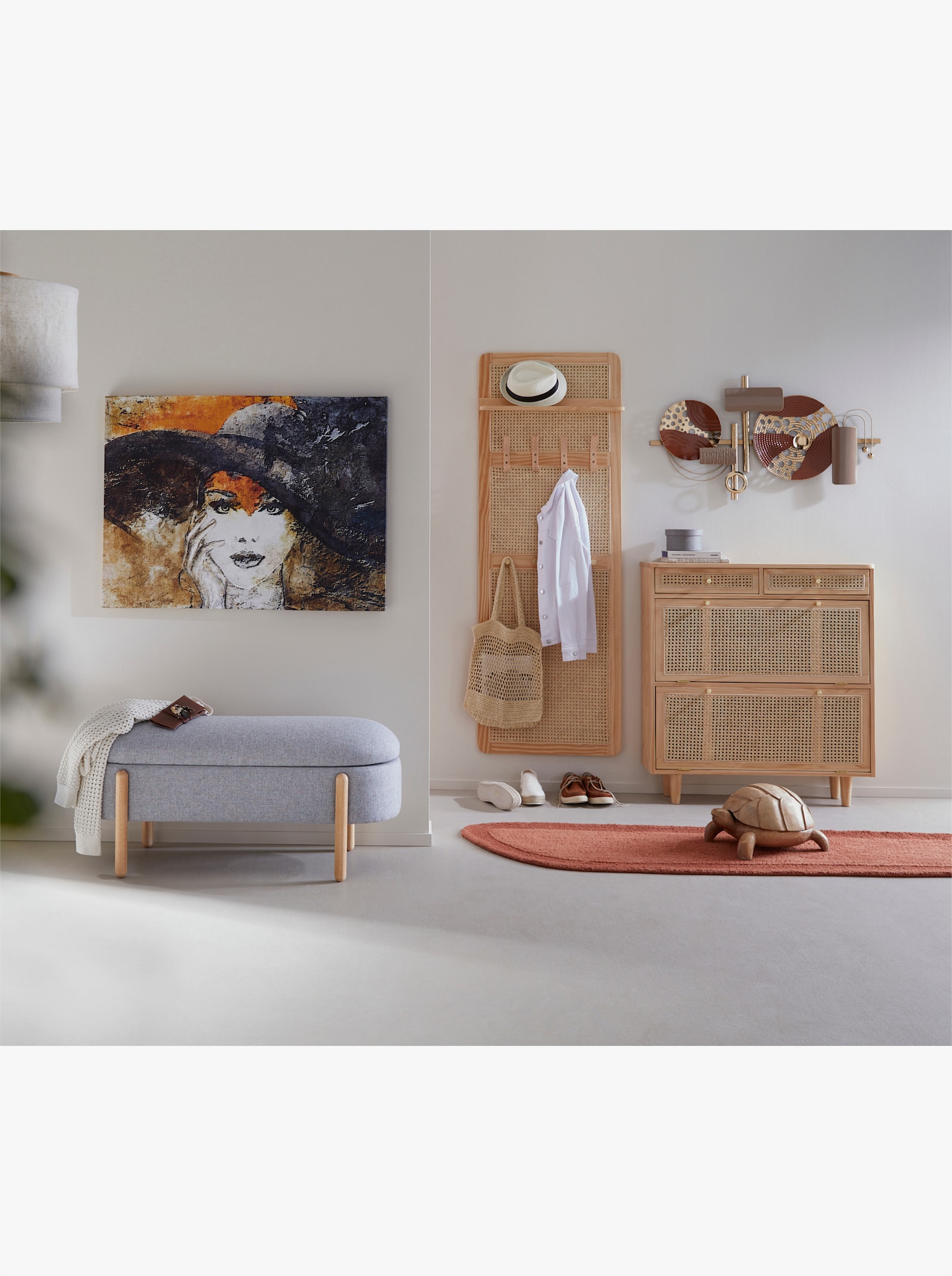 heine home Garderobepaneel - naturel