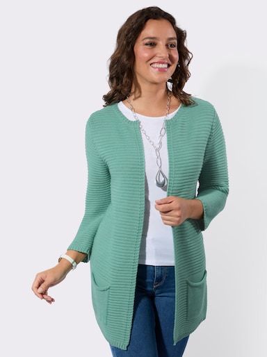 Strickjacke - salbei