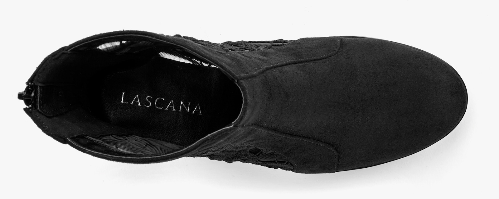 LASCANA High-Heel-Stiefelette - schwarz