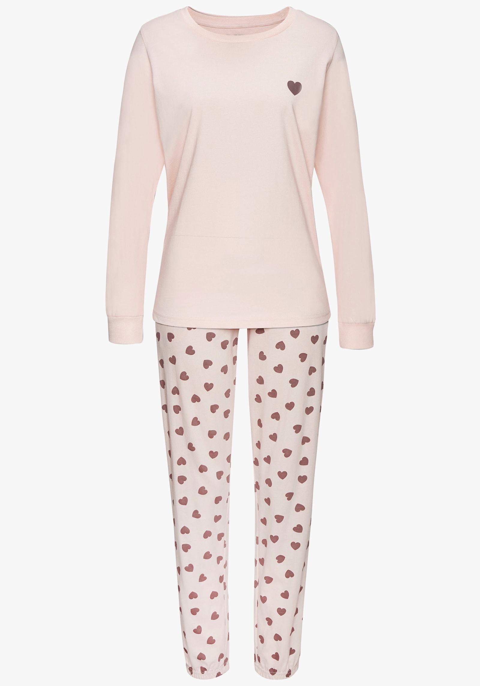 Vivance Dreams Pyjama - roze gedessineerd