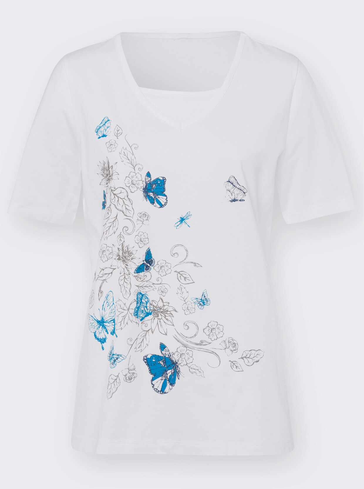 2-in-1-shirt - wit