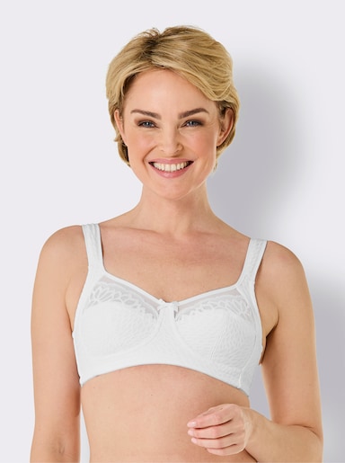 Susa BH ohne Bügel - weiß