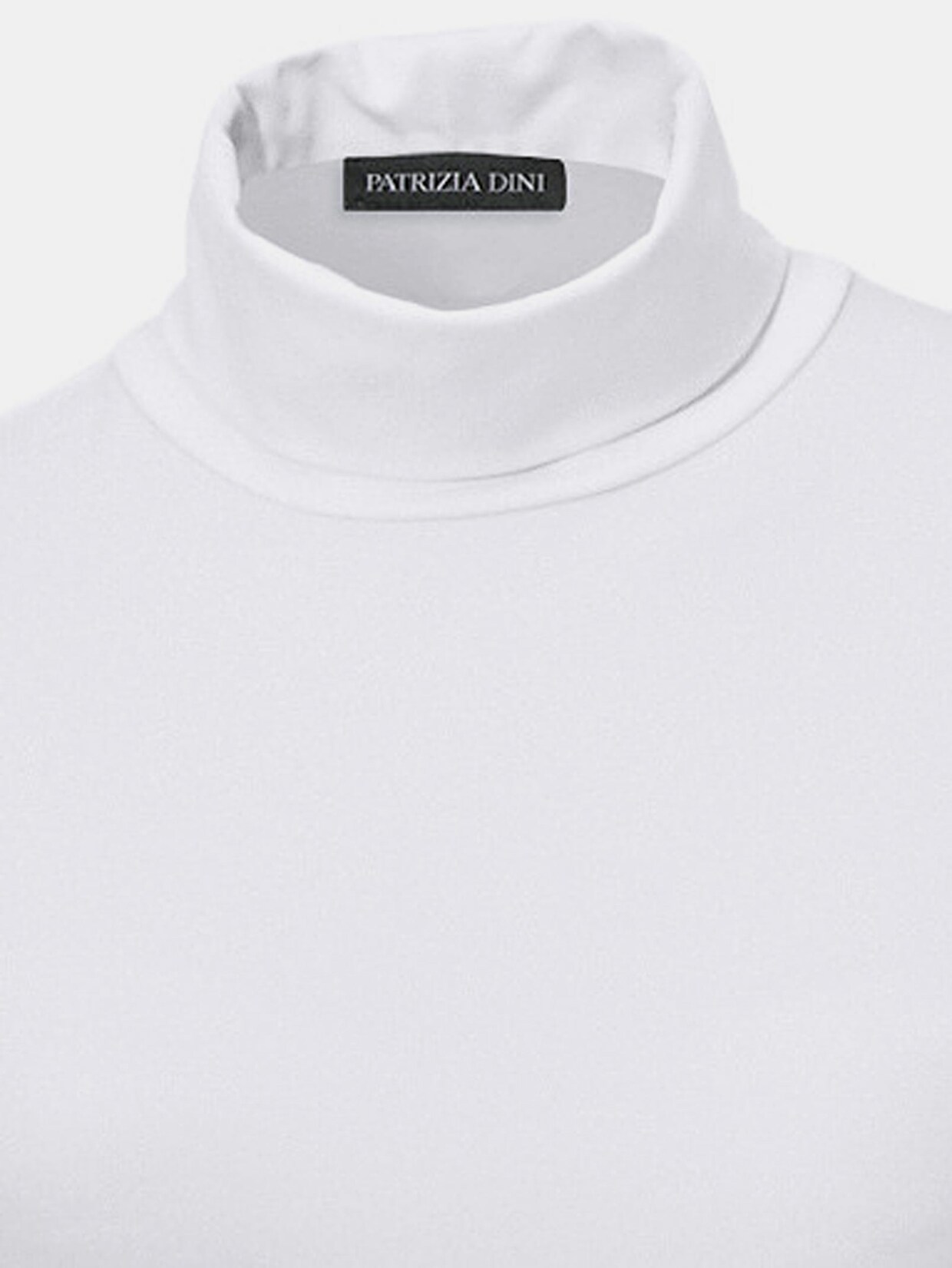 Linea Tesini Rollkragen-Shirt - weiß