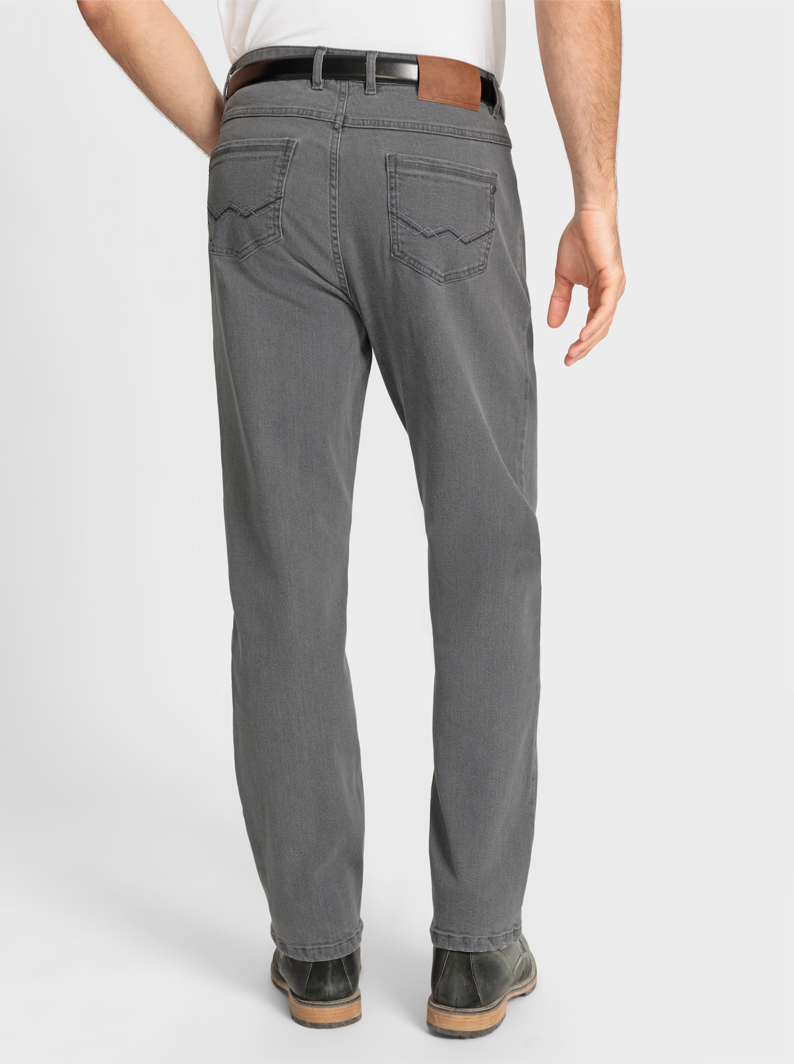 Marco Donati 5-Pocket-Jeans in Baumwoll-Stretch-Qualität - grey-denim