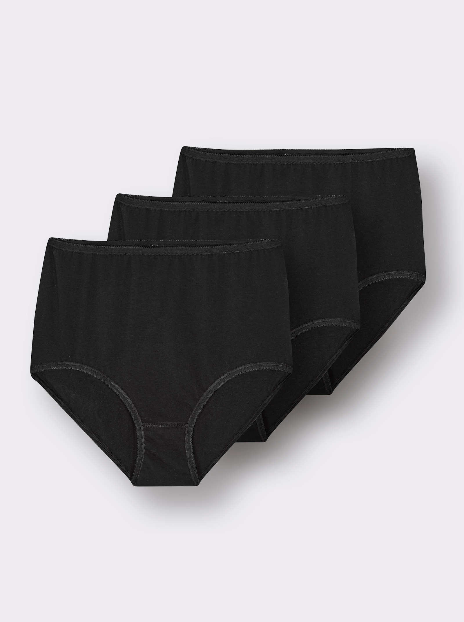 Nina von C. Taillenslip in Single-Jersey-Qualität - schwarz