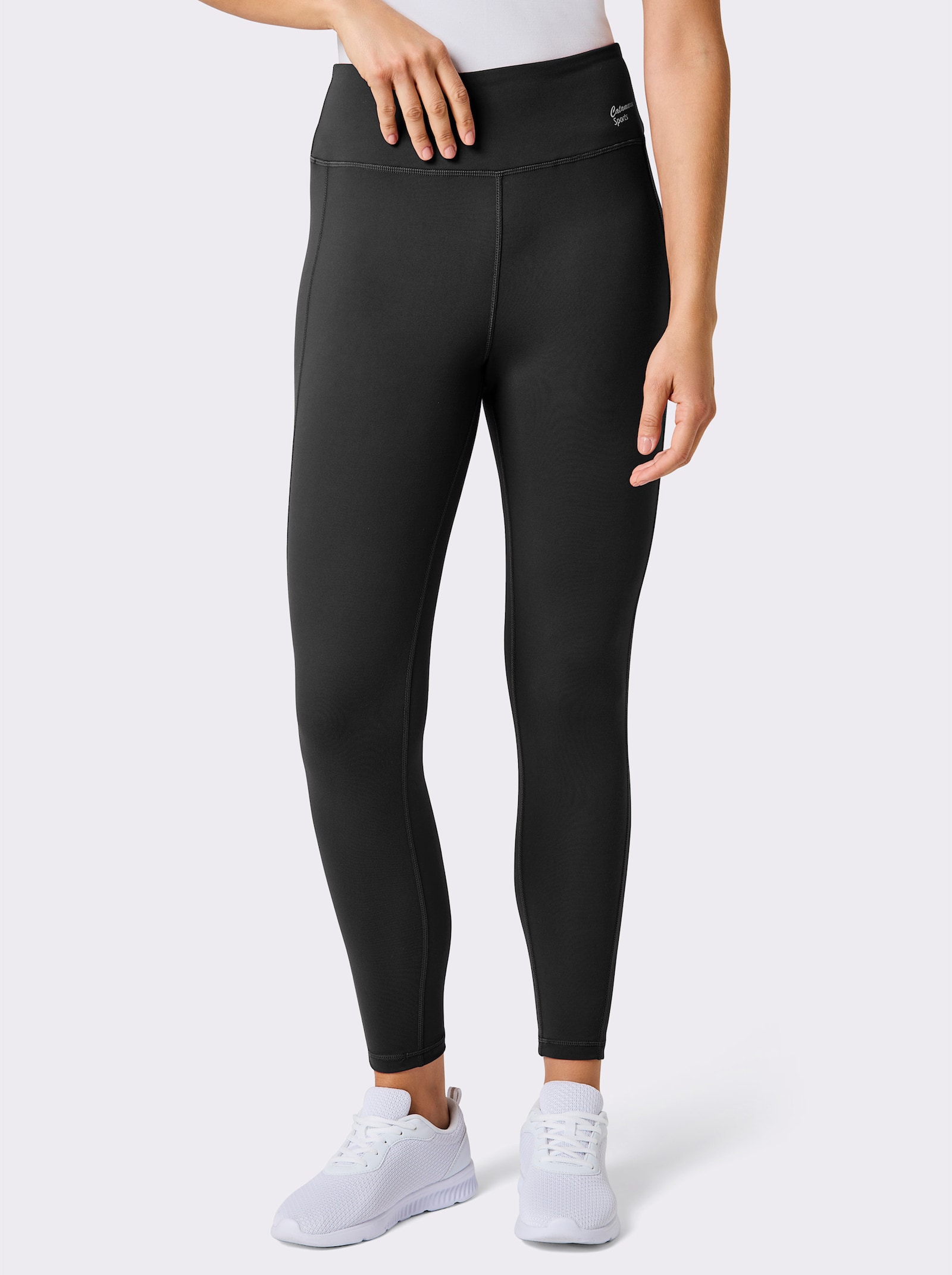 Catamaran Sports Yogaleggings mit breitem Bund - schwarz