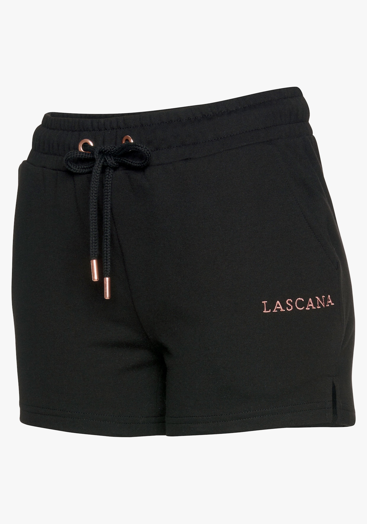 LASCANA Sweatshorts - schwarz