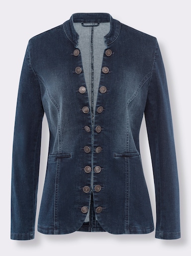 heine Jeansblazer - darkblue-stone-washed