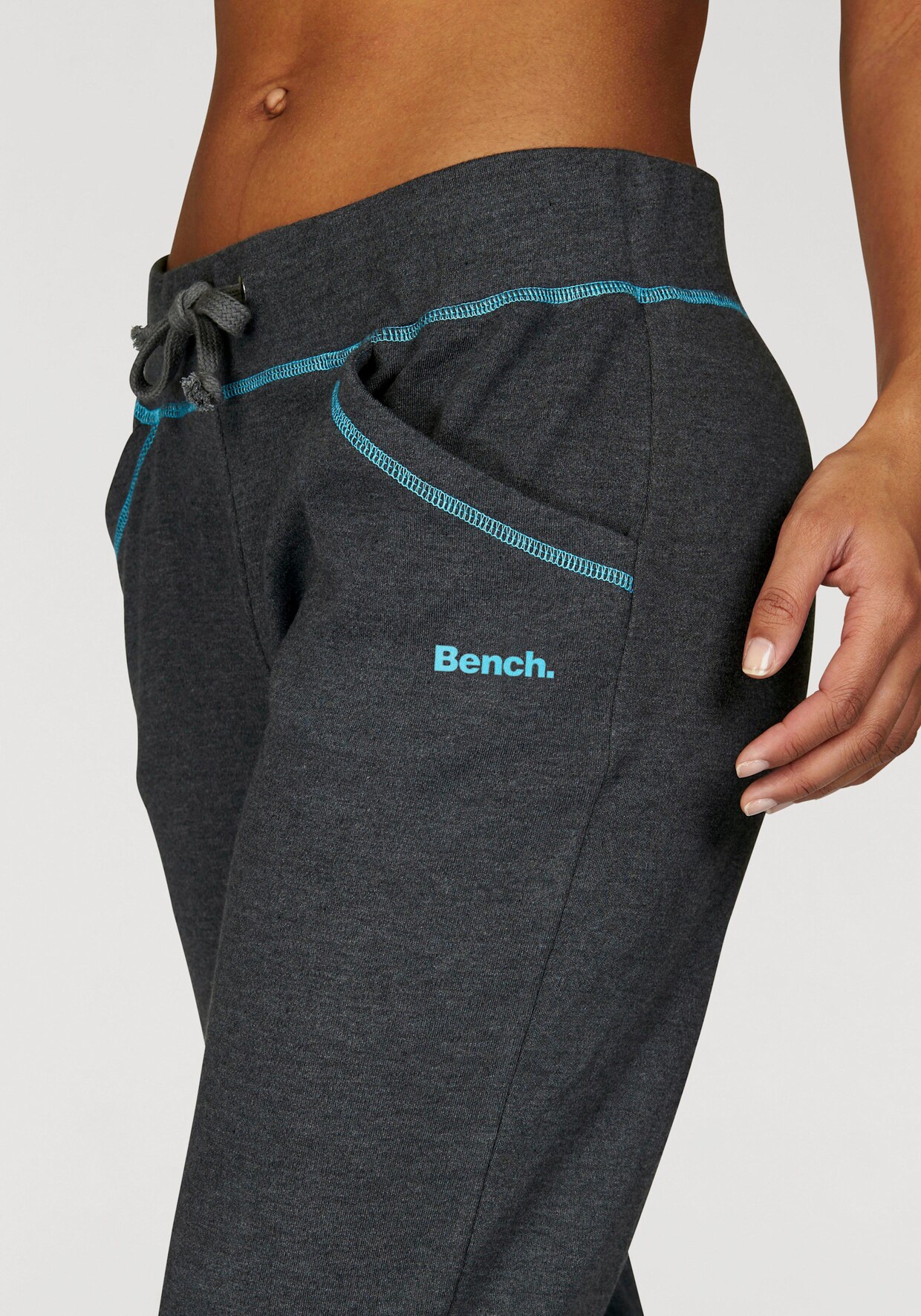 Bench. Relaxhose - anthrazit-petrol