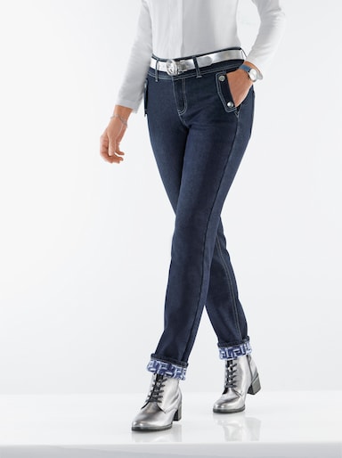 Thermo-Jeans - dark blue