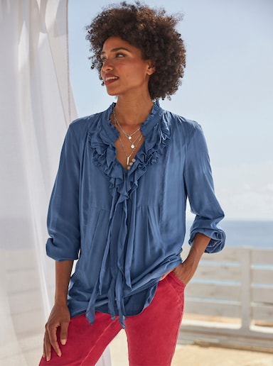 heine Bluse - jeansblau