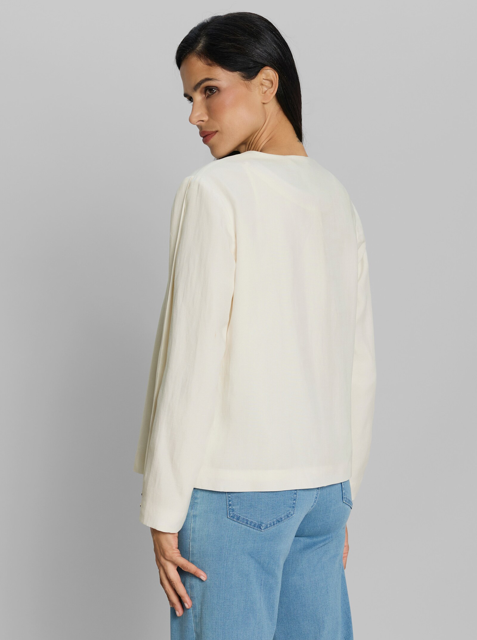 heine Blazer mit modischen Ärmeln - ecru